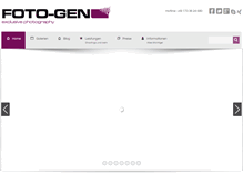 Tablet Screenshot of foto-gen.com